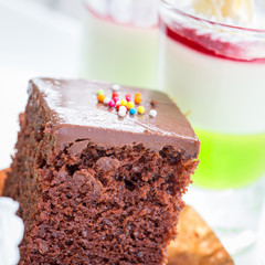 Dark chocolate cake