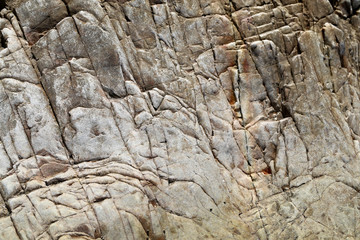 The texture of the large stone