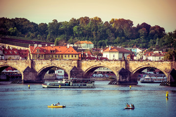 Charles Bridge and other sights in Prague