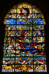 Stained glass window