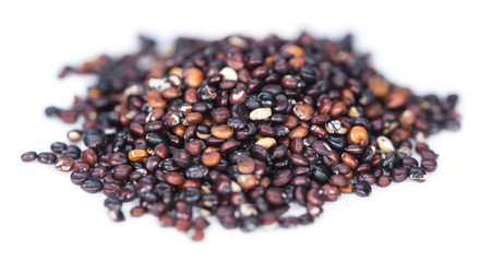 Black Quinoa (isolated on white)