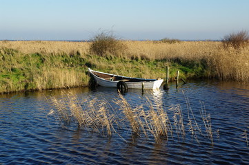 Obraz premium Ruderboot in Dänemarks Jütland 1