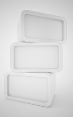 Group of chamfer boxes (one above the other)