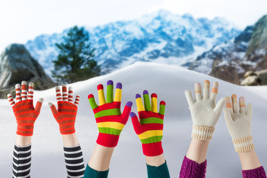 winter mittens and gloves