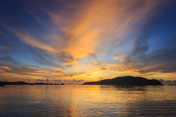 Beautiful Sunrise in Phuket, Thailand