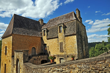 Fototapeta premium Il villaggio di Beynac, Dordogna - Aquitania