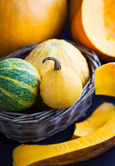 Fresh pumpkins