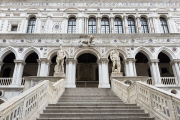 Fototapeta premium Giant's Stairway of the Doge's Palace, Venice. Italy