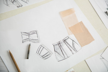 working in progress, tailor table