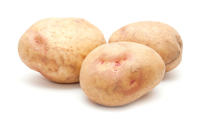 raw pink eye potatoes