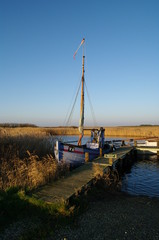 Altes Fischerboot in dänemarks Jütland 5