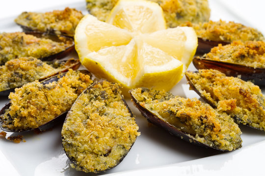 cozze gratinate