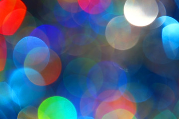 Colored blur defocused background with bokeh effect