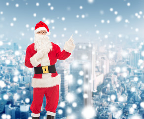 man in costume of santa claus