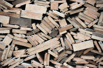 abstract background of slices boards