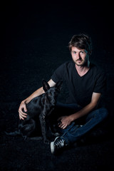 looking at the camera