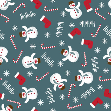 winter holidays pattern seamless background