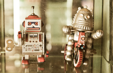 old classic robot toys