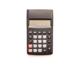 Calculator isolated on white background