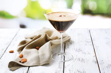 Rolgordijnen Espresso cocktail served on table © Africa Studio