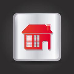 Home desgin over black background vector illustration