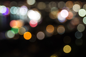 Bokeh gold colour abstract background.