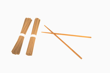 Soba and chopsticks