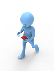 スマートフォンをする人