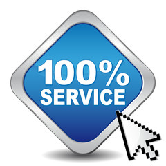 100% SERVICE ICON
