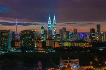 After Sunset at Kuala Lumpur