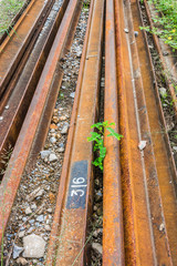 old rail steel