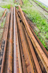 old rail steel