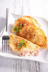 crepe with cheese