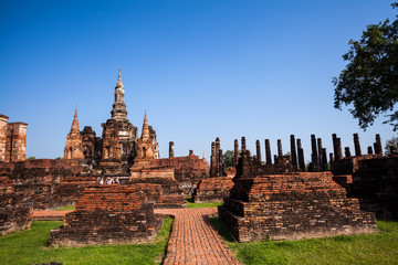 Wat Mahathat ,Sukhothai ,Thailand