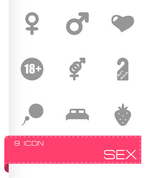 Vector sex icon set