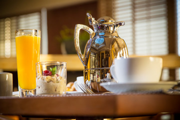 Morning Hotel Breakfast