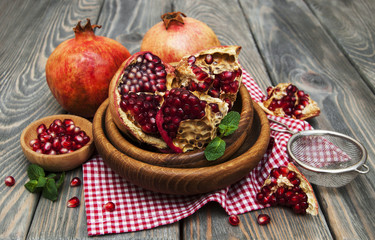 pomegranates