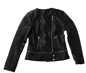 Blouson cuir noir