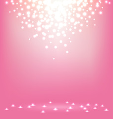 Abstract  Light on sweet pink background