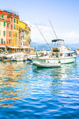 View of Portofino, Cinque Terre, Italy