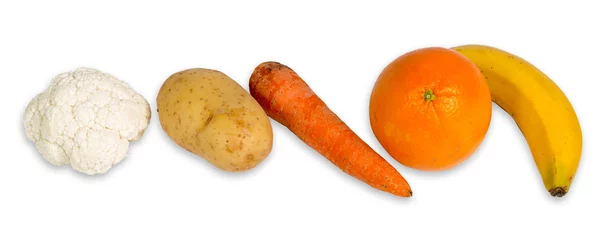 Photo sur Plexiglas Légumes frais five fruits and vegetables