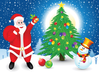 abstract artistic christmas background