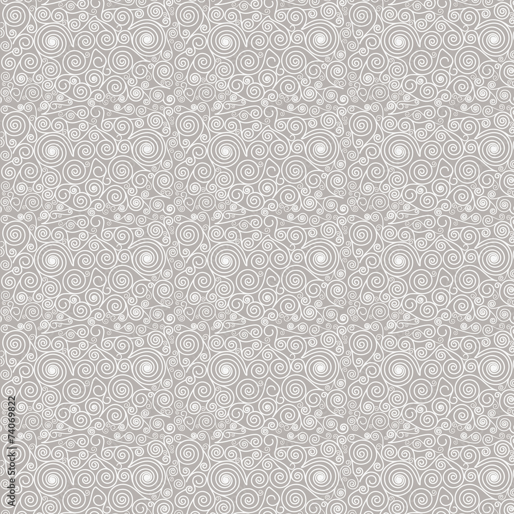 Poster vector abstract seamless pattern with swirls.