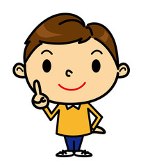 SD男性　指差し