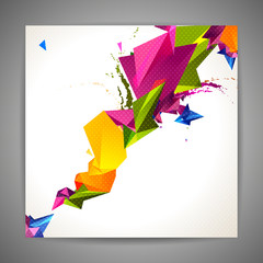 Polygonal geometric background for modern design