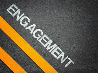 Engagement Text Writing Road Asphalt