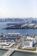 Aerial view of Tokyo, Japan