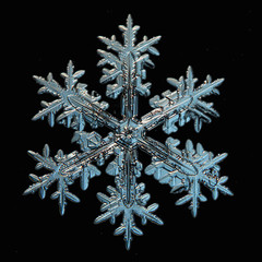 snowflake crystal natural