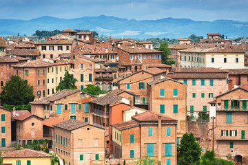 Fototapeta na wymiar Architecture of Sienna city, Italy