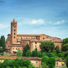 Fototapeta na wymiar Medieval castle, Siena, Italy